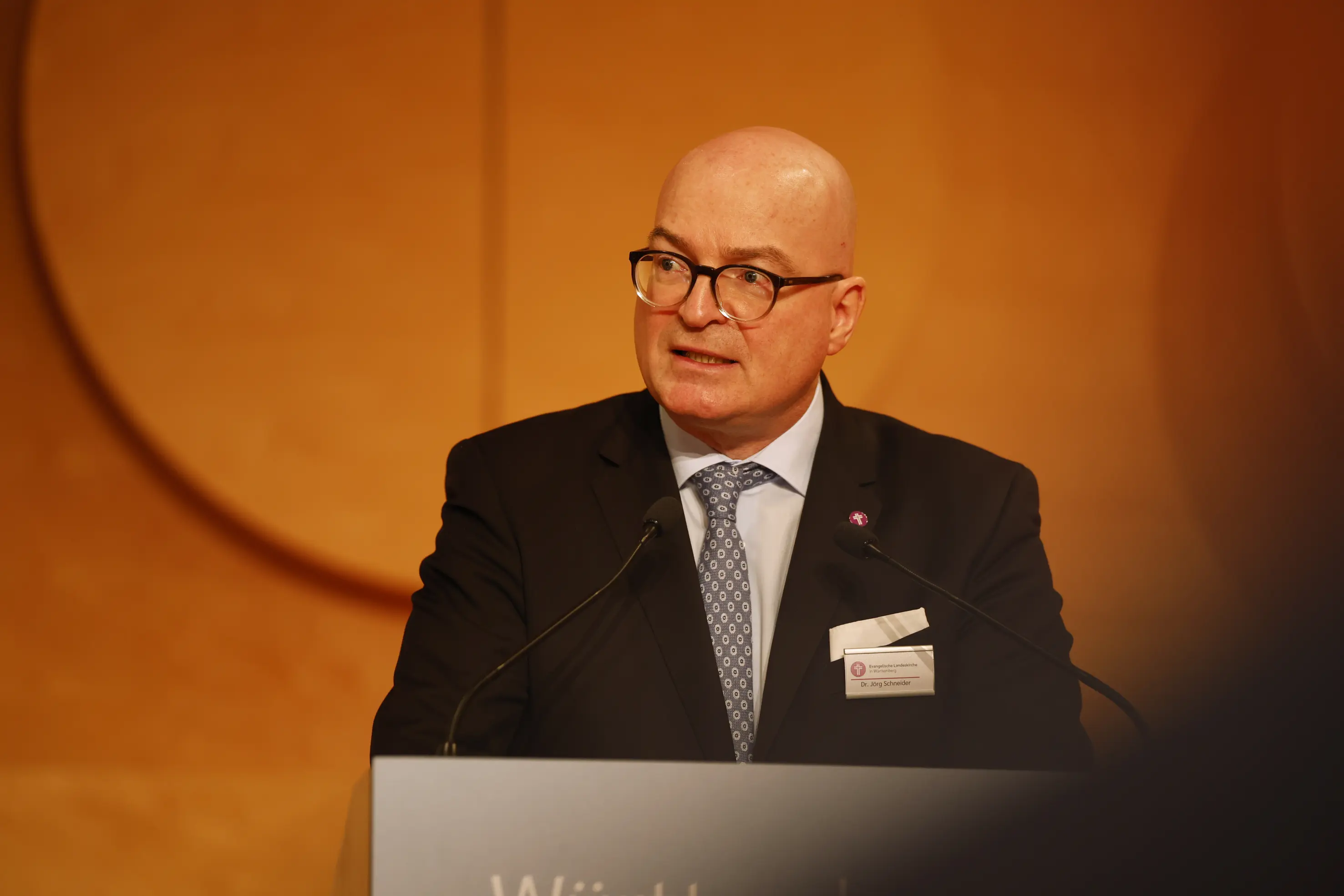 Herbsttagung der württembergischen evangelischen Landessynode im Hospitalhof.