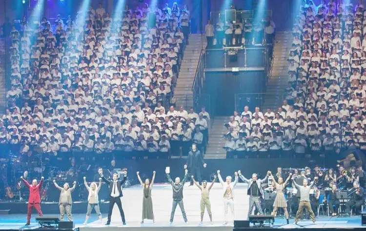 Einer der Höhepunkte während des Reformationsjubiläums: Luther, das Pop-Oratorium in der Stuttgarter Porsche-Arena