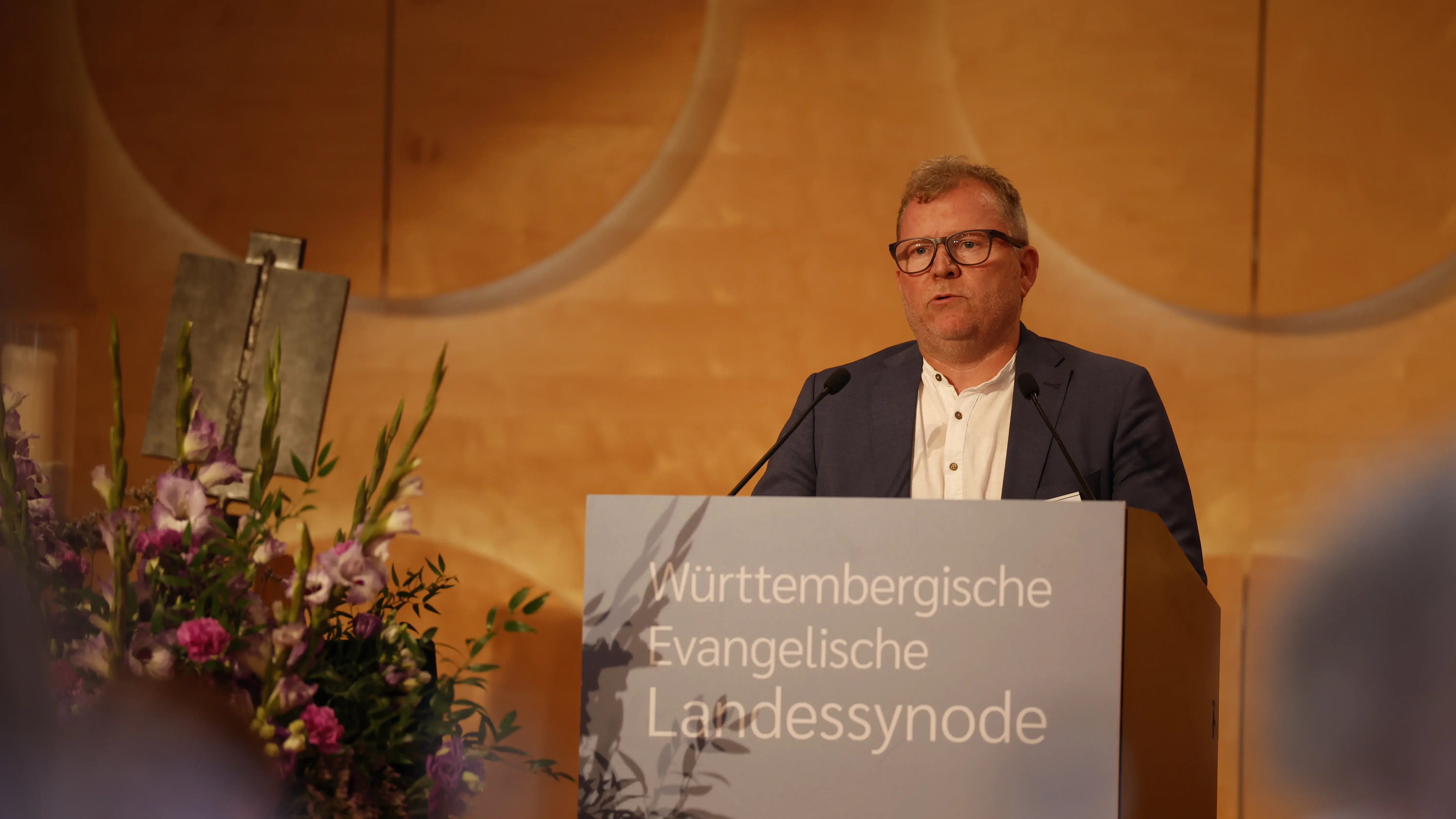 Sommertagung der württembergischen evangelischen Landessynode im Hospitalhof.