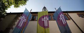 Sommertagung der württembergischen evangelischen Landessynode im Hospitalhof.