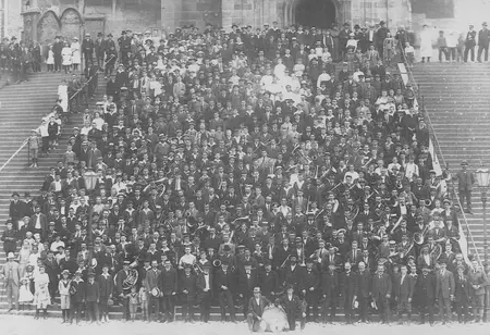 Landesposaunentag 1922 in Schwäbisch Hall