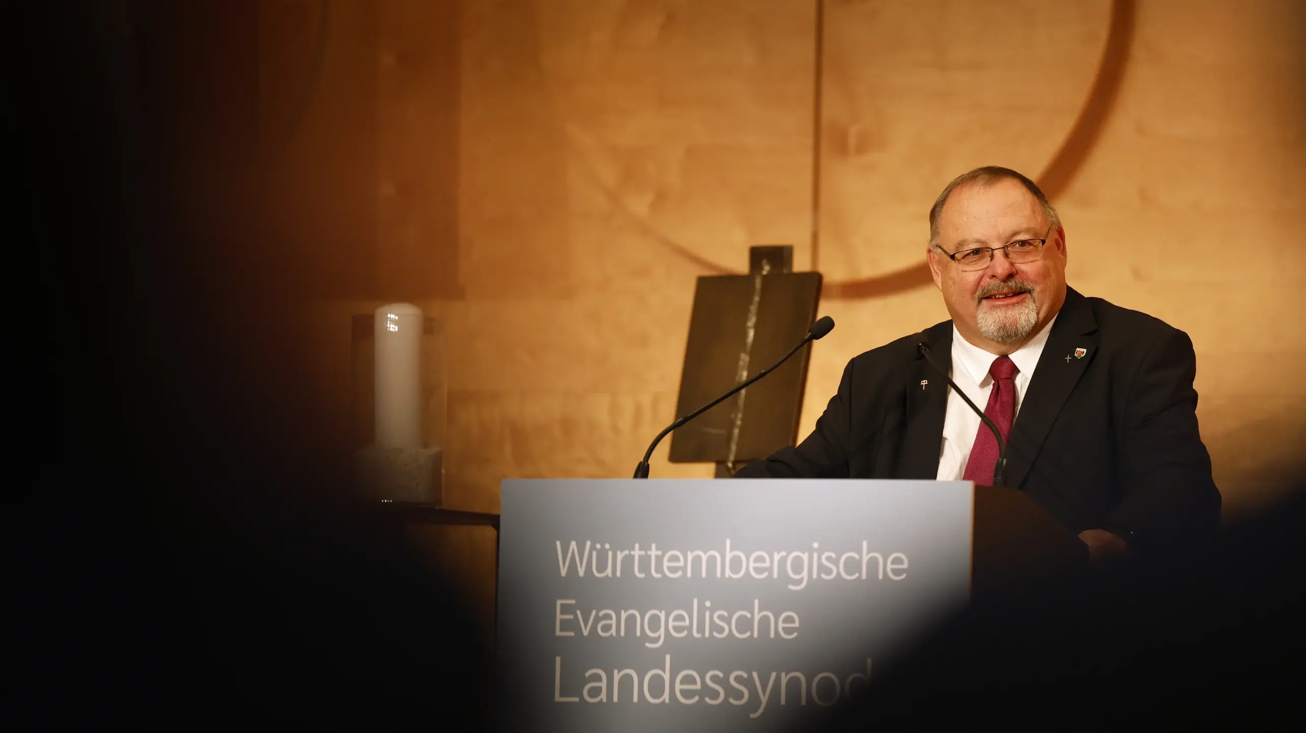 Herbsttagung der württembergischen evangelischen Landessynode im Hospitalhof.