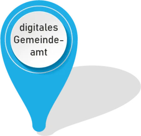 Illustration durch einen Marker mit Beschriftung