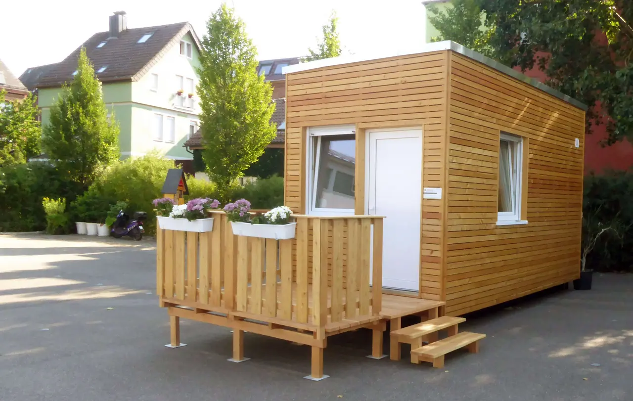 Die Diakonie in Heilbronn setzt auf Modulhäuser für Wohnungslose