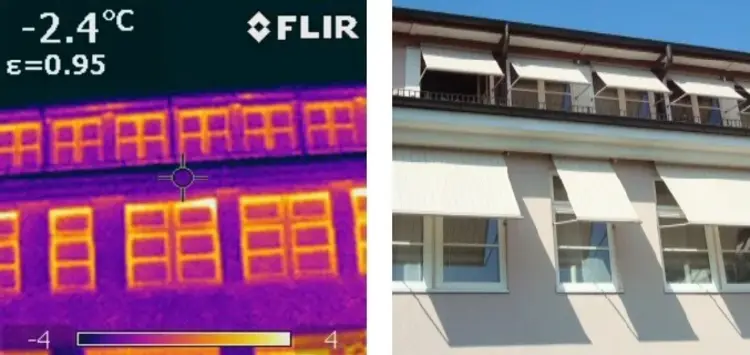 Die alten Fenster waren altersbedingt undicht und gaben große Mengen Wärme an die Außenluft ab.