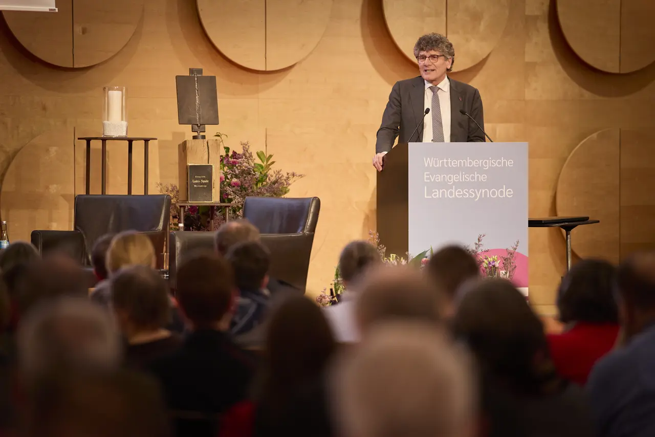 Herbsttagung der Landessynode 2024 Herbsttagung der Württembergischen evangelischen Landessynode im Hospitalhof.