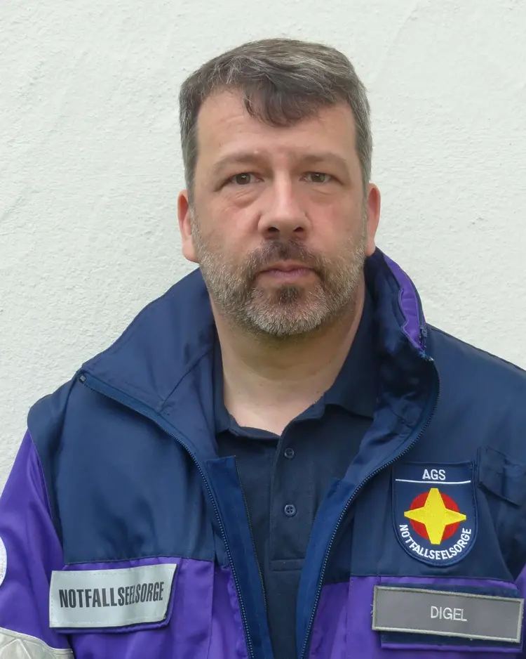 Pfarrer Olaf Digel aus Neckarweihingen sagt, die Flutkatastrophe übersteige alles, was er in 20 Jahren Notfallseelsorge erlebt habe.