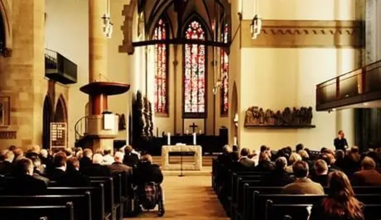 Gottesdienst in der Stuttgarter Stiftskirche