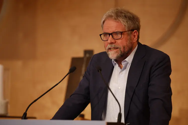 Herbsttagung der württembergischen evangelischen Landessynode im Hospitalhof.
