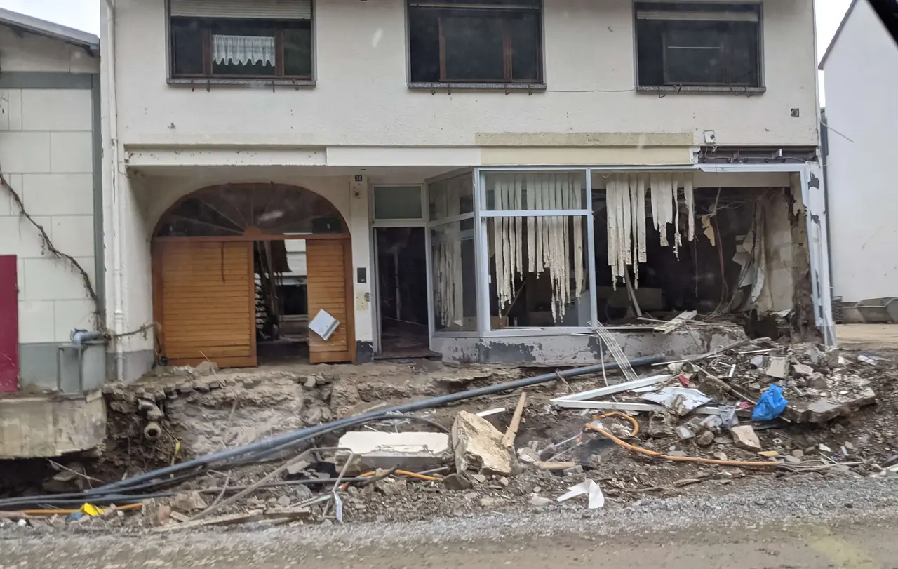 Die Zerstörung hat Mayschoss schwer getroffen.