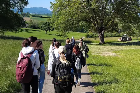 Für die Pilgergruppe war die Gemeinschaft ein wesentliches Element des Tages.