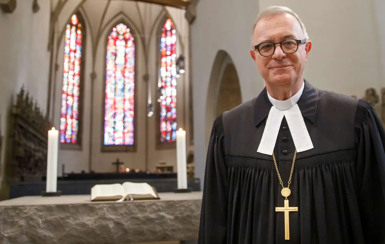 Der württembergische Landesbischof Dr. h. c. Frank Otfried July.