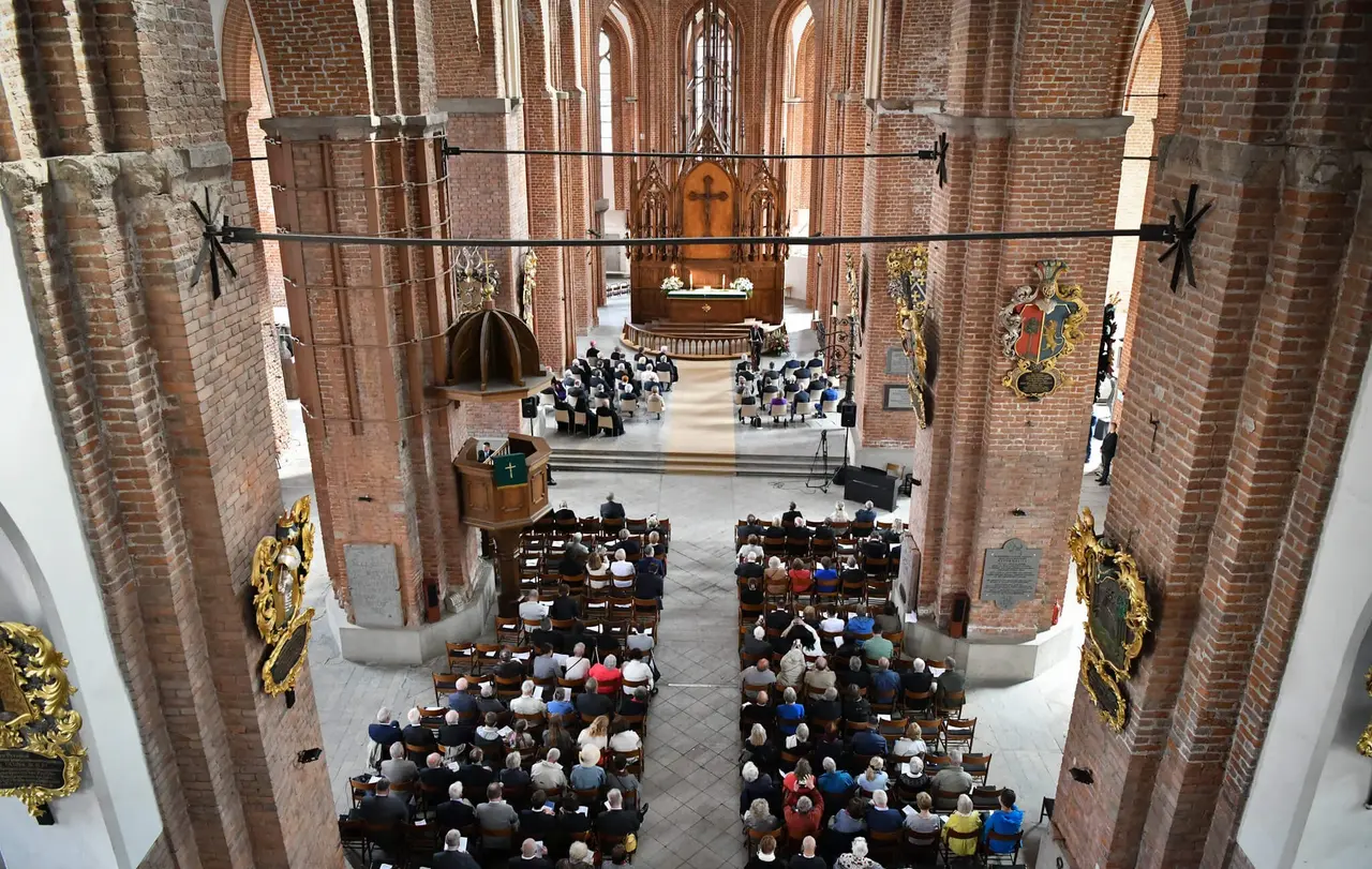 Die Kirche St. Petri in Riga ist nun wieder in kirchlichem Beitz. Sie soll auch ein Ort für Kulturbegegnungen werden.
