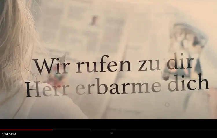 Bis zum 23. April gab es für den Song „Herr erbarme dich“ bereits mehr als 3.700 Aufrufe bei Youtube.