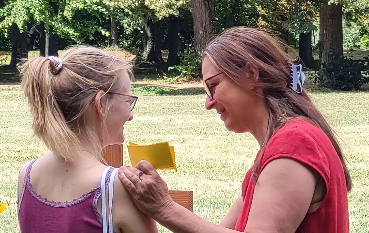 An einer Station konnte man sich der eigenen Taufe neu vergewissern.