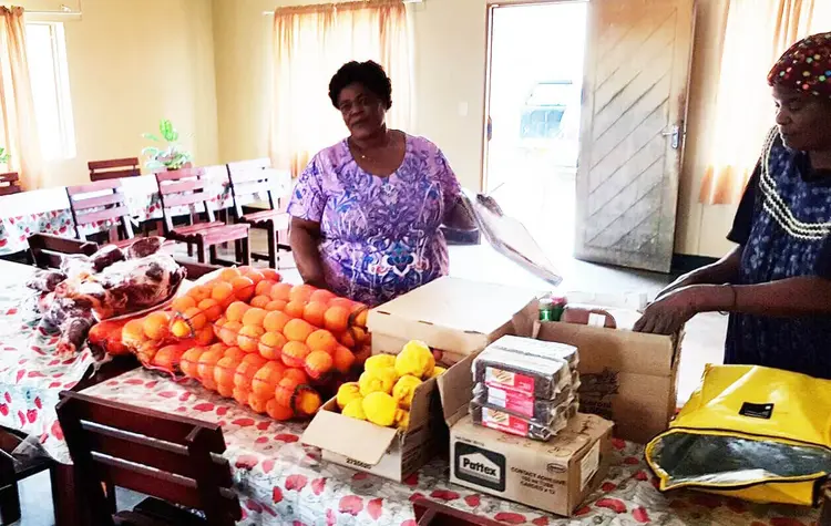 Das Erntedankfest wird vorbereitet