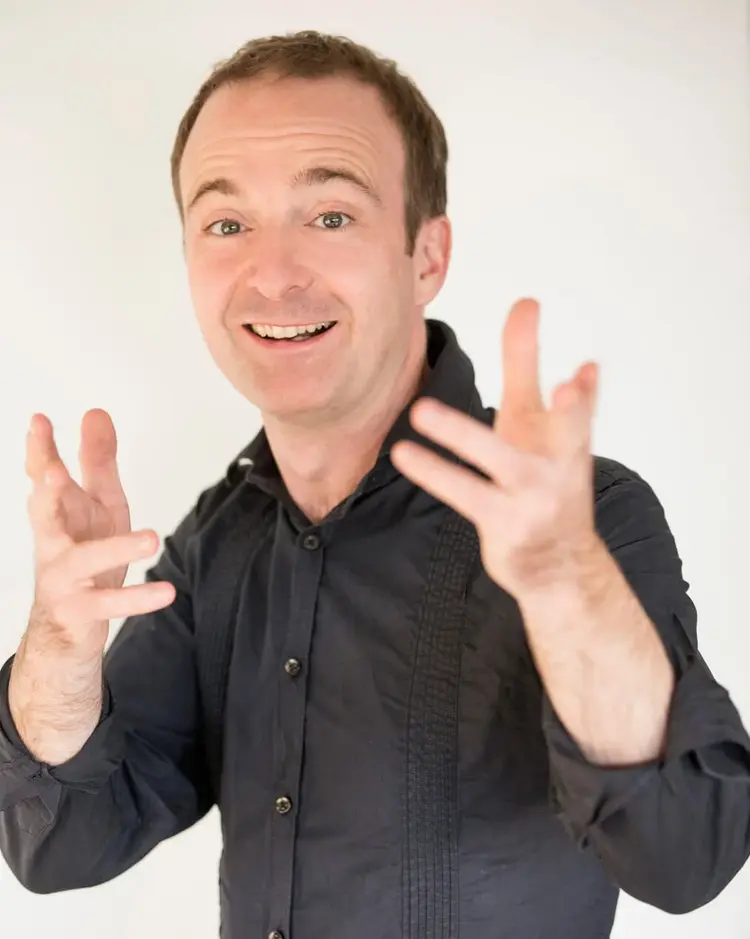 Patrick Bopp von "Füenf" Patrick Bopp wirkt mit der Band "Füenf" beim Landeskirchenmusikfest mit.