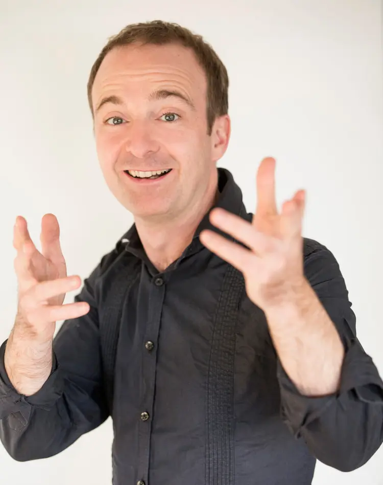 Patrick Bopp von "Füenf" Patrick Bopp wirkt mit der Band "Füenf" beim Landeskirchenmusikfest mit.