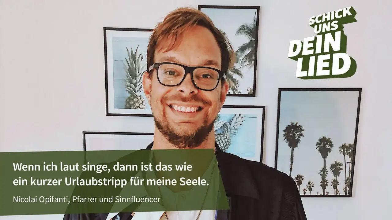 Auch der Stuttgarter Pfarrer Nicolai Opifanti unterstützt die Kampagne „Schick uns Dein Lied“.