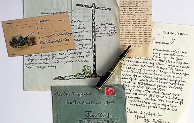 „Briefe, Plakate, Rundfunksendungen in Zeiten von Krieg und Neubeginn“ - das ist der Titel der Ausstellung, die während des Tags der offenen Tür am 7. März zu sehen ist.