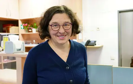 Birgit Auer von der Evangelischen Gesellschaft in Stuttgart.
