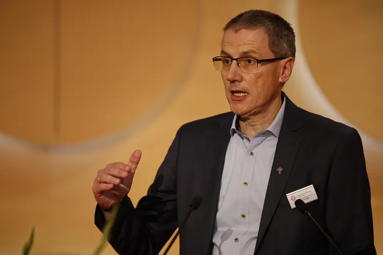 Sommertagung der württembergischen evangelischen Landessynode im Hospitalhof.