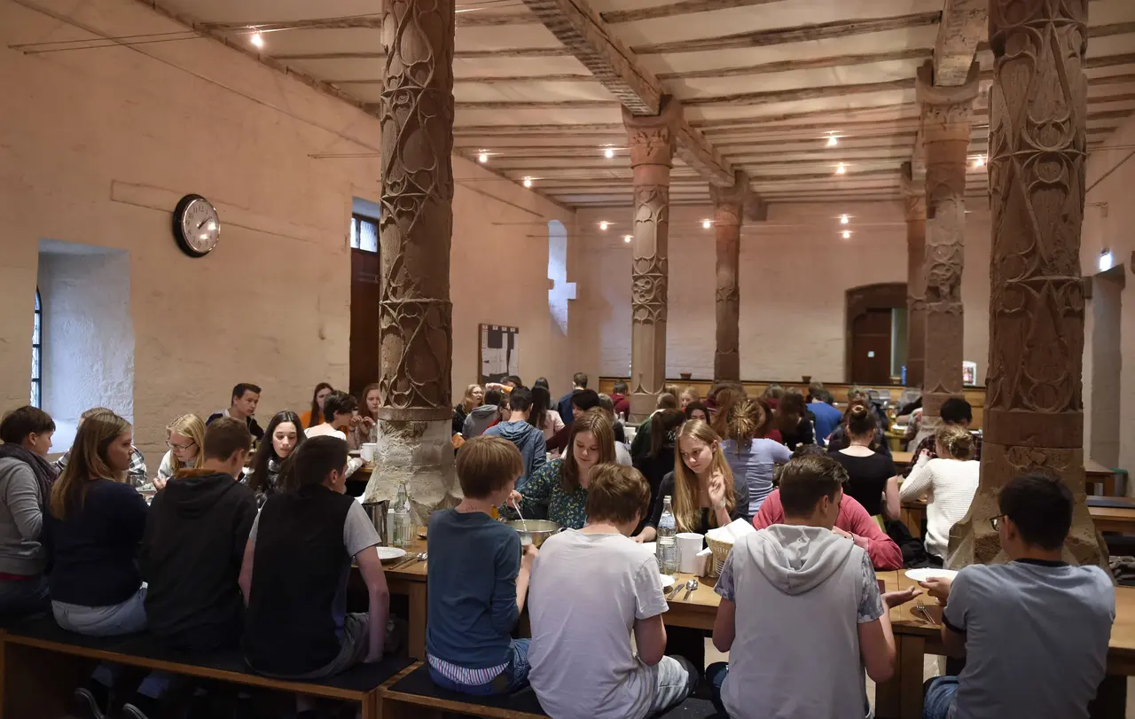 Sogar der Speisesaal in der Abt-Entenfuß-Halle des Maulbronner Ephorats atmet Geschichte.