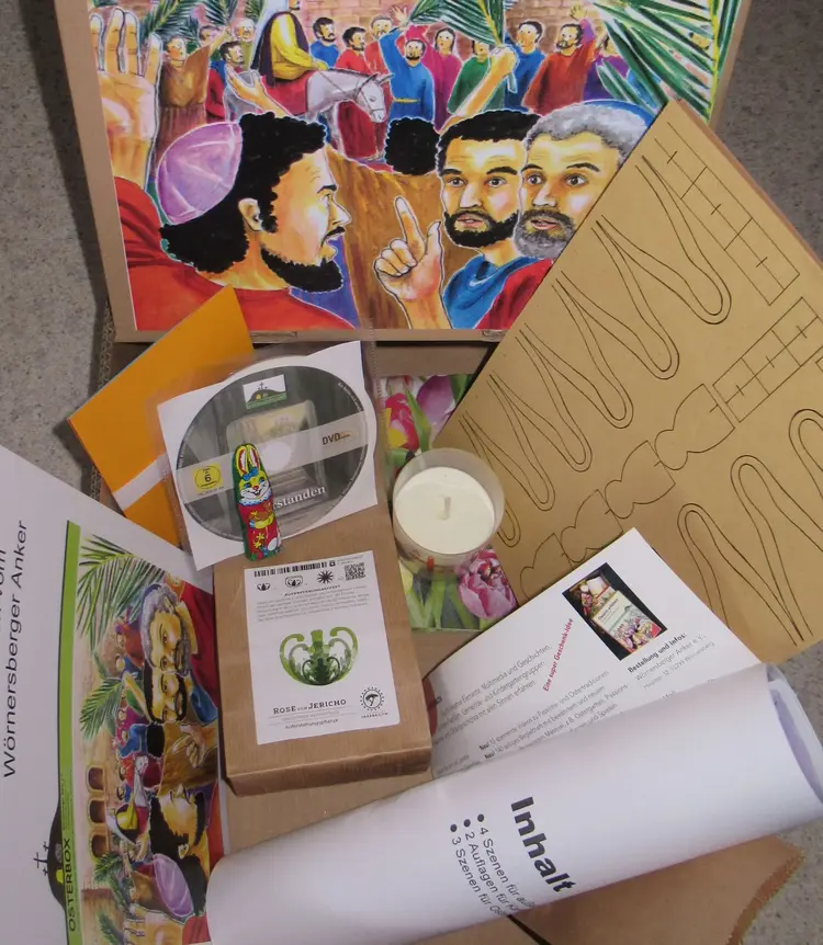 Mit der „Osterbox" können Kinder die Ostergeschichte mit allen Sinnen erfahren.