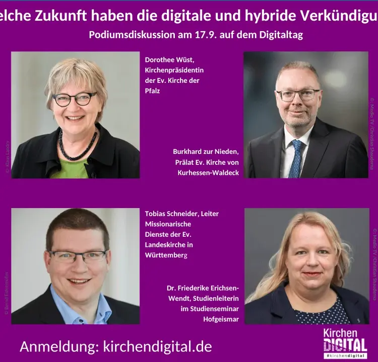 Podiumsdiskussion digitale Verkündigung 17. September 2022